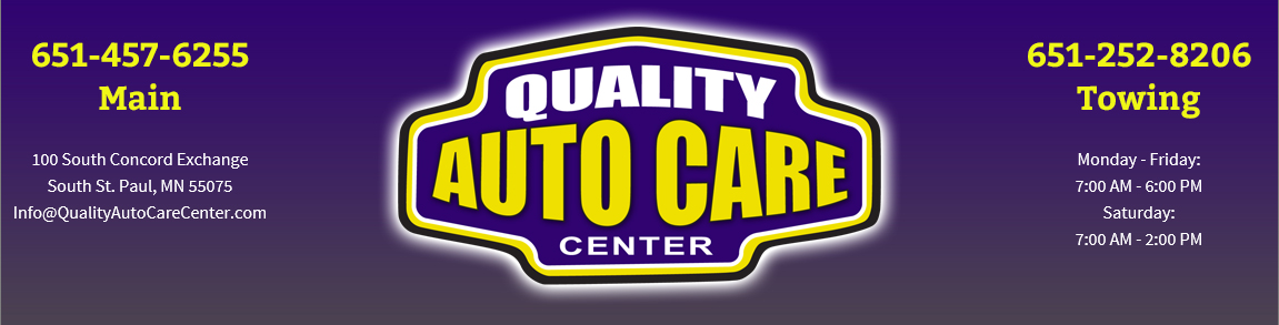 Quality Auto Care Center - South St. Paul MN - 651.457.6255